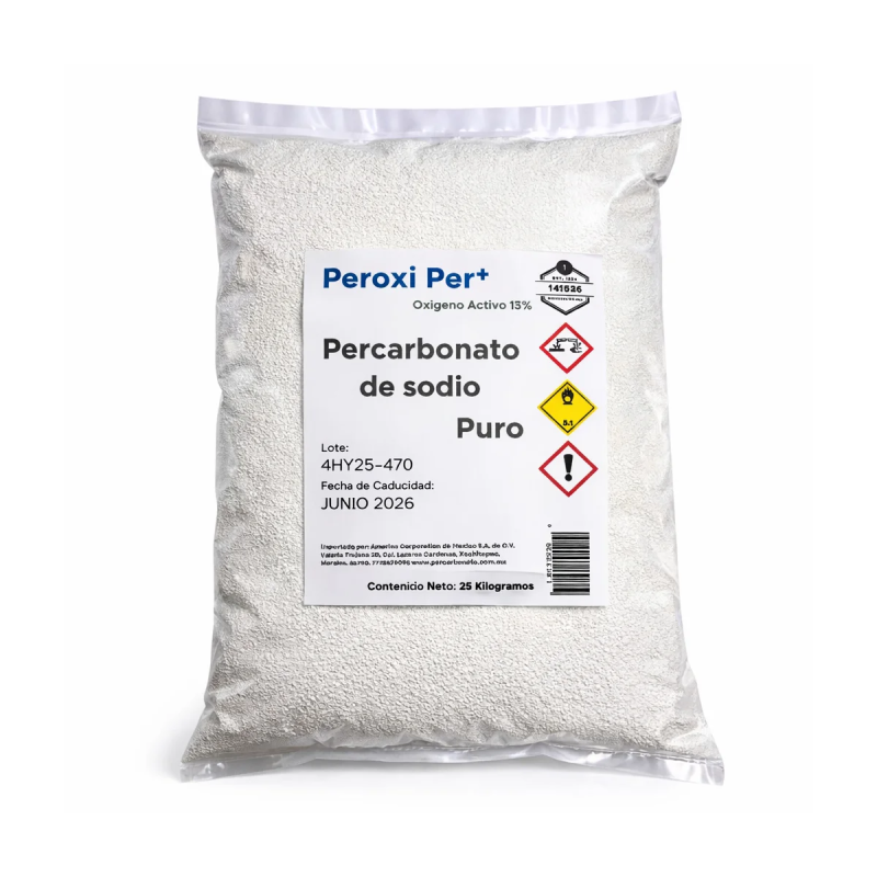 Percarbonato de Sodio Industrial | Saco de 25 kg y Mayoreo México