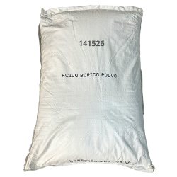 Ácido Bórico en Polvo Industrial | Saco de 25 kg y Mayoreo México