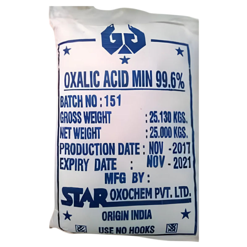 Ácido Oxálico Industrial | Saco de 25 kg Venta en México
