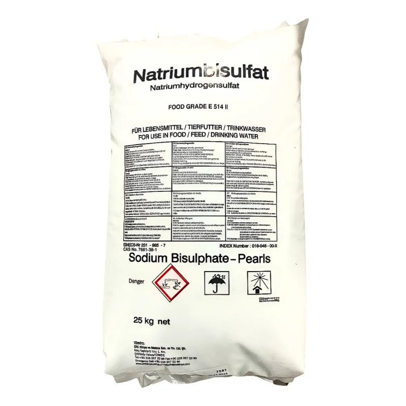 Bisulfato de Sodio Industrial | Saco de 25 kg Venta en México