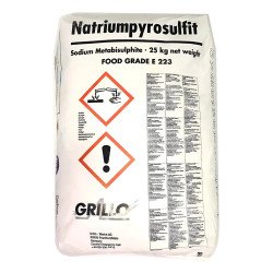 Metabisulfito de Sodio Grado Alimenticio | Saco de 25 kg
