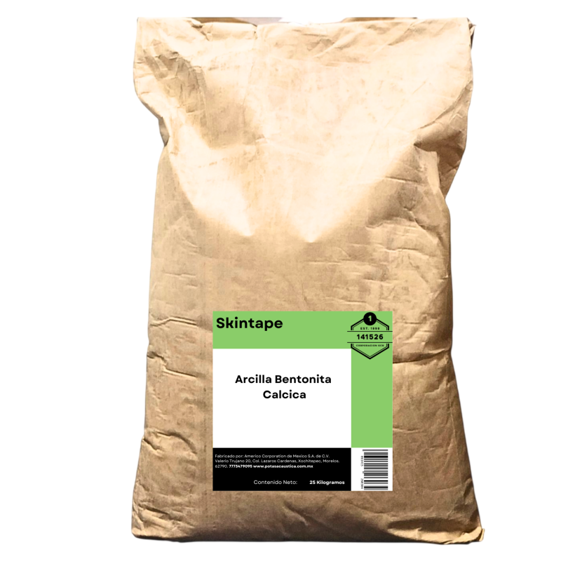 Arcilla Bentonita Industrial | Saco de 25 kg Venta en México