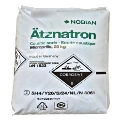 Hidróxido de Sodio Microperlas 25 kg | Sosa Cáustica Industrial México