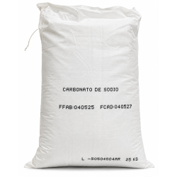 Carbonato de Sodio Denso Industrial | Saco de 25 kg y Mayoreo México