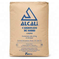 Carbonato de Sodio Ligero Industrial | Saco de 25 kg y Mayoreo México