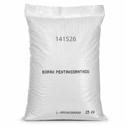 Bórax Pentahidratado Industrial | Saco de 25 kg y Mayoreo México