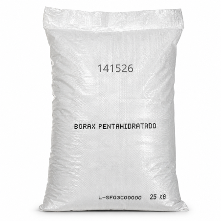 Bórax Pentahidratado Industrial | Saco de 25 kg y Mayoreo México