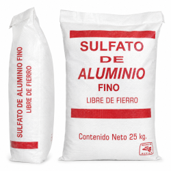 Sulfato de Aluminio en Polvo | Saco de 25 kg Venta en México