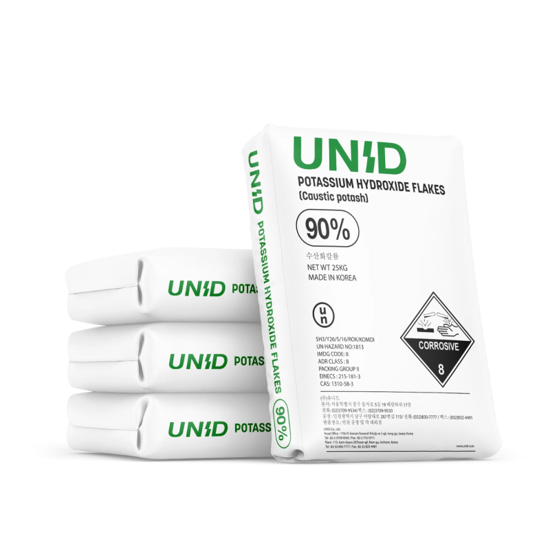 Hidróxido de Potasio (KOH) 25 kg | Potasa Cáustica Industrial